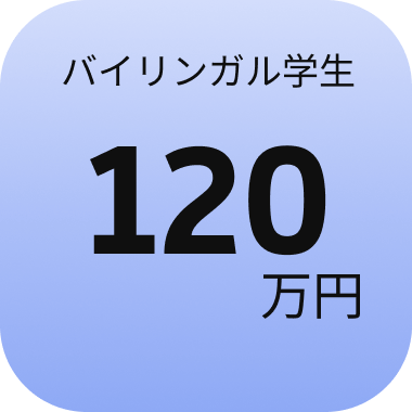 120万 バイリンガル人材